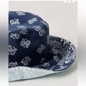 Free People | Accessories | Free People Bandana Bucket Hat 